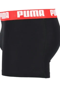 Puma Basic Boxer heren (2-pack), rood en zwart