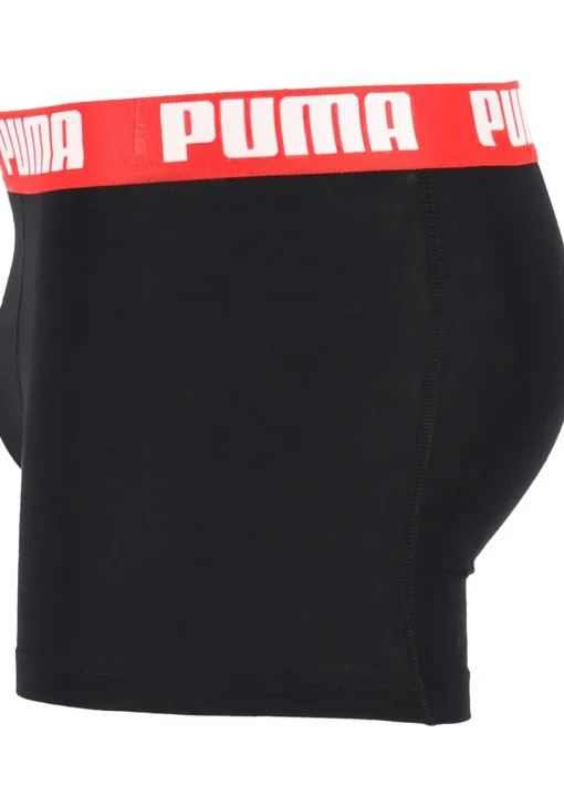 Puma Basic Boxer heren (2-pack), rood en zwart