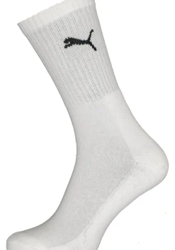 Puma sport cush crew 6-Pack, wit