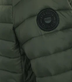 Redmond comfort fit tussenjas, groen