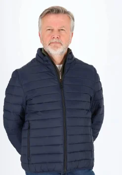 Redmond comfort fit tussenjas, blauw