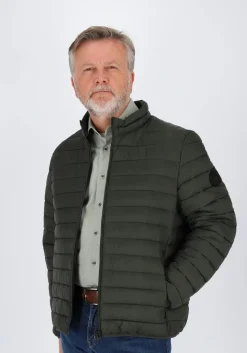 Redmond comfort fit tussenjas, groen
