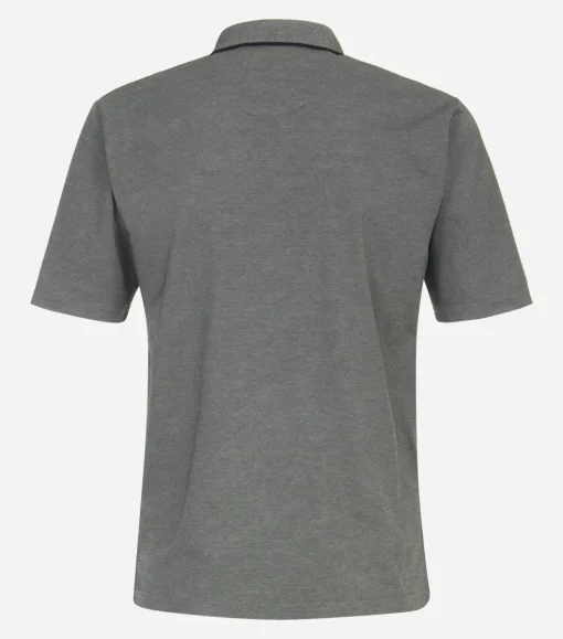 Redmond regular fit heren polo, jersey, grijs