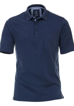 Redmond regular fit poloshirt, jeansblauw melange