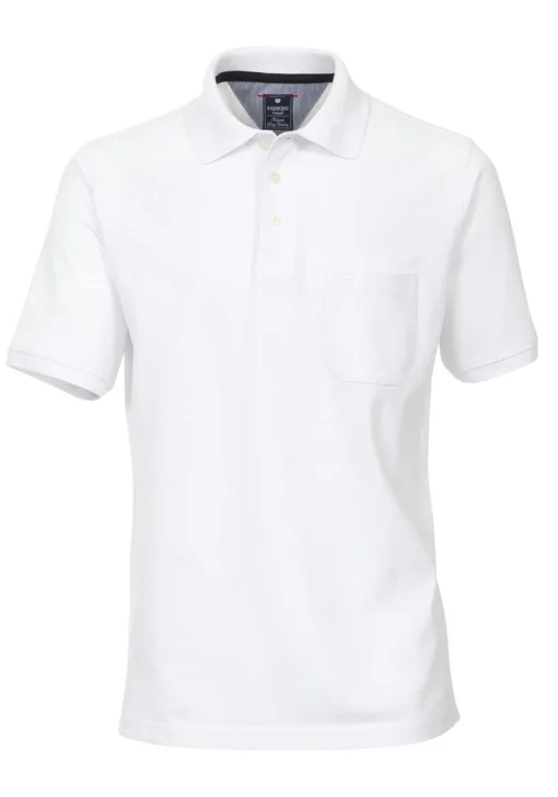 Redmond regular fit poloshirt, wit
