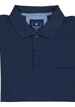 Redmond regular fit poloshirt, jeansblauw melange