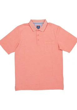 Redmond regular fit poloshirt, oranje melange