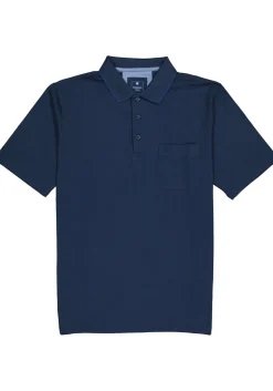 Redmond regular fit poloshirt, jeansblauw melange
