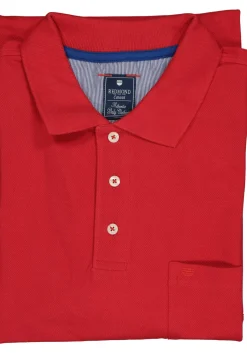 Redmond regular fit poloshirt, rood
