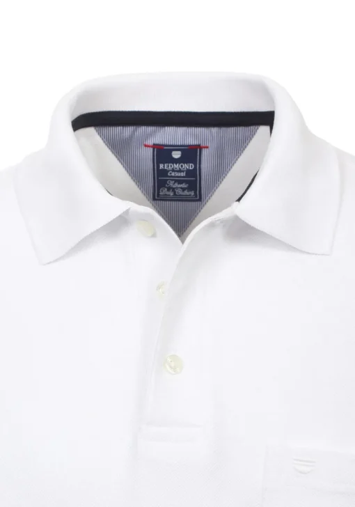 Redmond regular fit poloshirt, wit