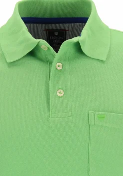 Redmond regular fit poloshirt, appel groen