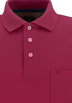 Redmond regular fit poloshirt, fuchsia roze