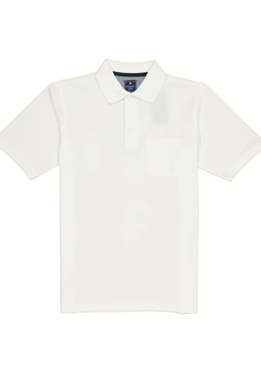 Redmond regular fit poloshirt, wit