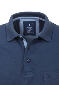 Redmond regular fit poloshirt, jeansblauw melange