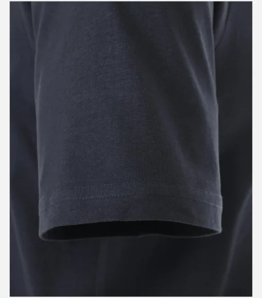 Redmond regular fit T-shirt, korte mouw V-hals, blauw