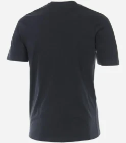 Redmond regular fit T-shirt, korte mouw V-hals, blauw