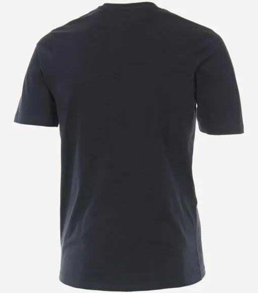 Redmond regular fit T-shirt, korte mouw V-hals, blauw