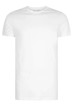 RJ Bodywear Everyday Rotterdam T-shirts (2-pack), heren T-shirts O-hals smal, wit