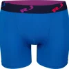 RJ Bodywear Pure Color boxershort (1-pack), heren boxer lang, microfiber, blauw
