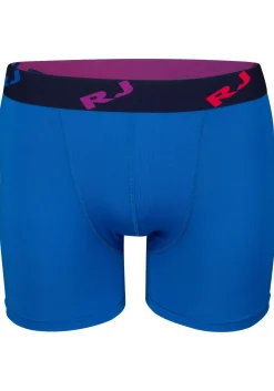 RJ Bodywear Pure Color boxershort (1-pack), heren boxer lang, microfiber, blauw