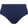 RJ Bodywear Pure Color dames maxi string, donkerblauw