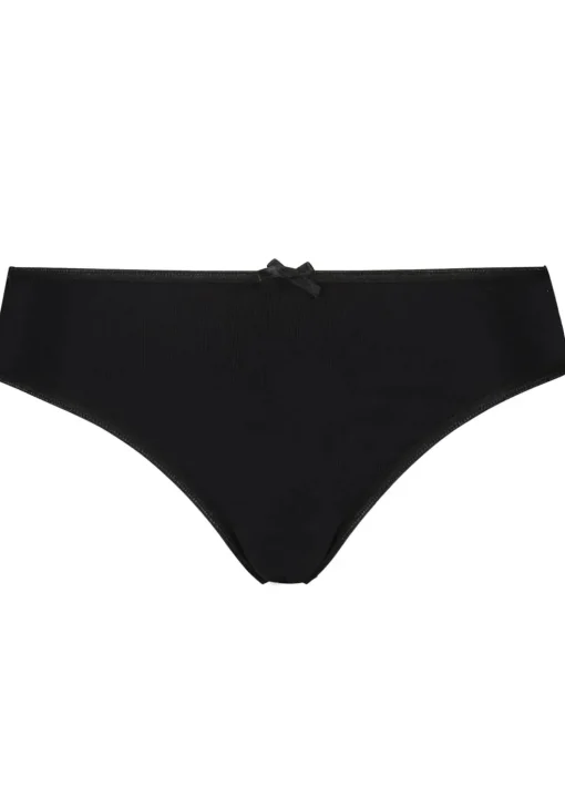 RJ Bodywear Pure Color dames string, zwart