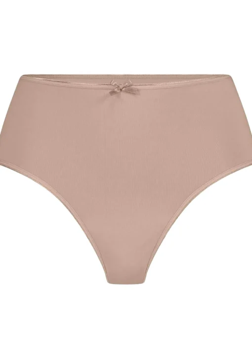 RJ Bodywear Pure Color dames maxi string (1-pack), lichtbruin