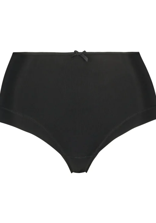 RJ Bodywear Pure Color dames maxi brief, zwart