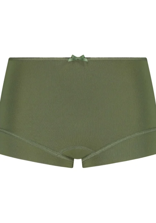 RJ Bodywear Pure Color dames short, donkergroen