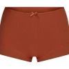 RJ Bodywear Pure Color dames short (1-pack), cognac