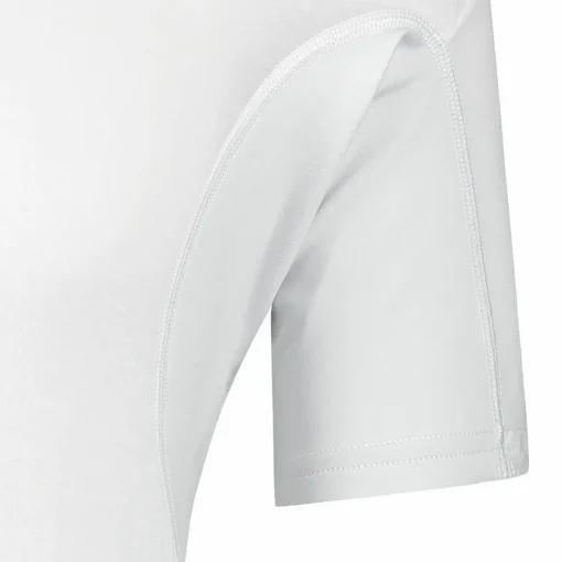RJ Bodywear Sweatproof T-shirt (1-pack), heren T-shirt met anti zweet oksels, diepe V-hals, wit