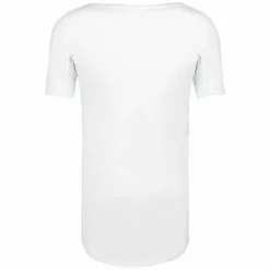 RJ Bodywear Sweatproof T-shirt (1-pack), heren T-shirt met anti zweet oksels, diepe V-hals, wit