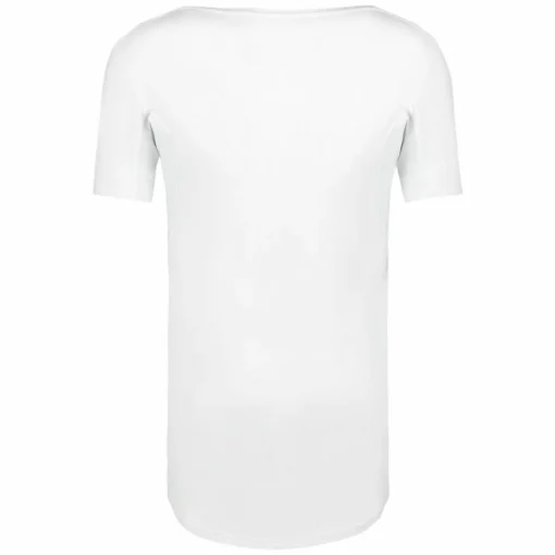 RJ Bodywear Sweatproof T-shirt (1-pack), heren T-shirt met anti zweet oksels, diepe V-hals, wit