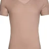 RJ Bodywear The Good Life T-shirts (2-pack), slim fit heren T-shirts diepe V-hals, huidskleur