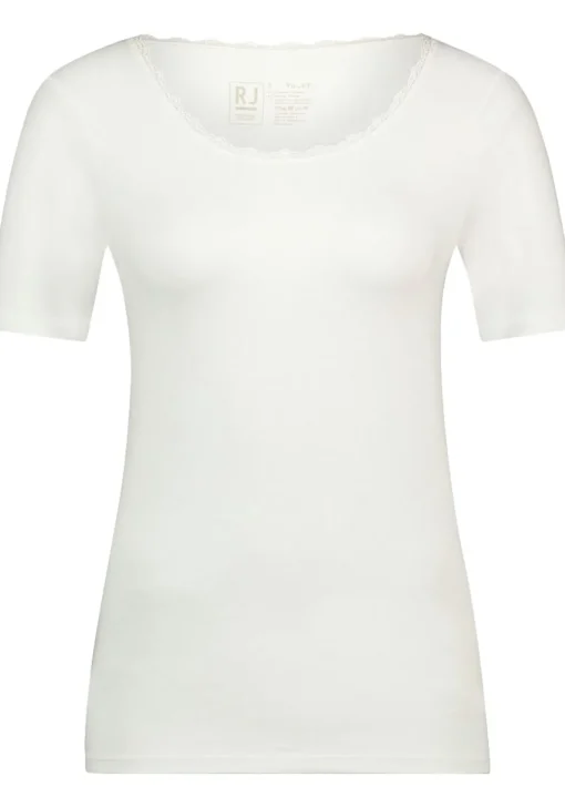 RJ Bodywear Thermo dames T-shirt kant (1-pack), wolwit