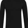 RJ Bodywear Thermo stays fresh thermoshirt (1-pack), heren thermoshirt met opstaande boord, zwart