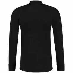 RJ Bodywear Thermo stays fresh thermoshirt (1-pack), heren thermoshirt met opstaande boord, zwart