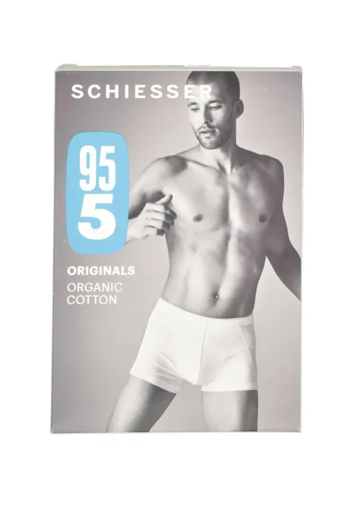 SCHIESSER 95/5 Originals short (1-pack), zwart