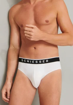 SCHIESSER 95/5 rio slips (3-pack), wit