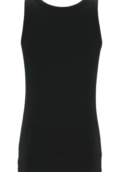 SCHIESSER 95/5 singlets (2-pack), O-hals, zwart