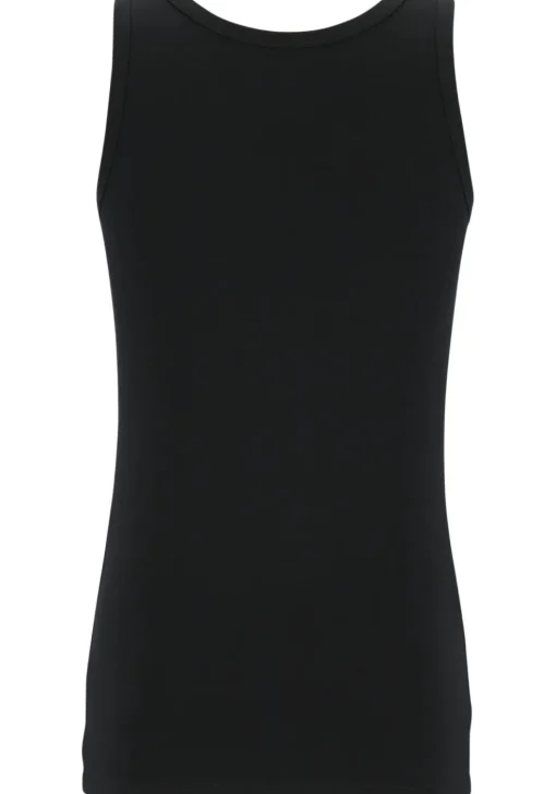 SCHIESSER 95/5 singlets (2-pack), O-hals, zwart