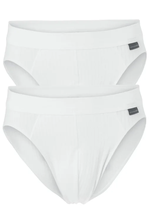 SCHIESSER Authentic rioslips (2-pack), wit