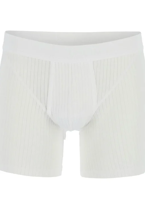 SCHIESSER Authentic shorts (2-pack), met gulp, wit