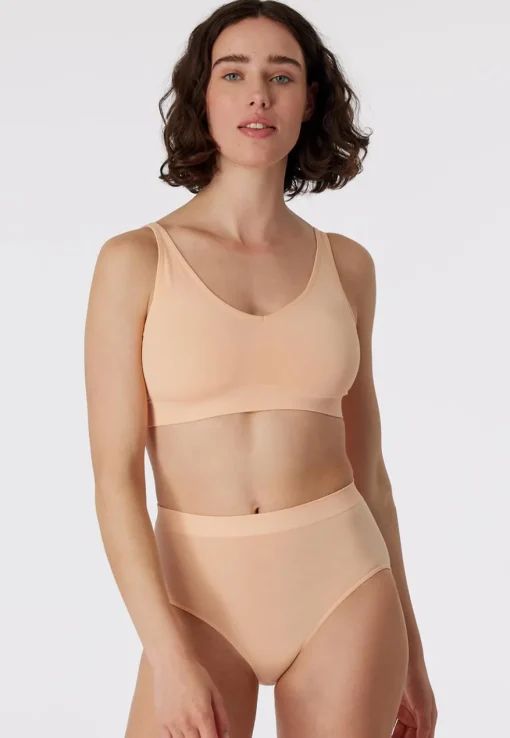 SCHIESSER Classic Seamless slip (1-pack), dames retro naadloze slip perzik