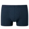 SCHIESSER Cotton Casuals boxer (1-pack), heren short met donkerblauw patroon