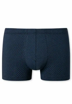 SCHIESSER Cotton Casuals boxer (1-pack), heren short met donkerblauw patroon