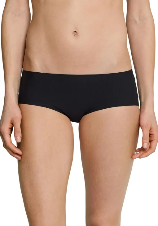 SCHIESSER Invisible Cotton dames panty slip (1-pack), zwart