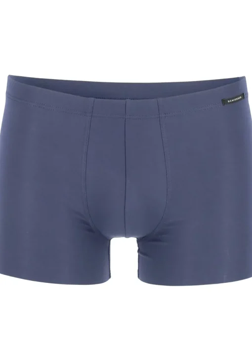 SCHIESSER Laser Cut shorts (1-pack), naadloos, blauw