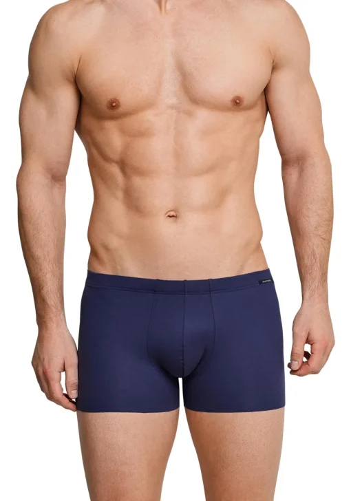 SCHIESSER Laser Cut shorts (1-pack), naadloos, blauw