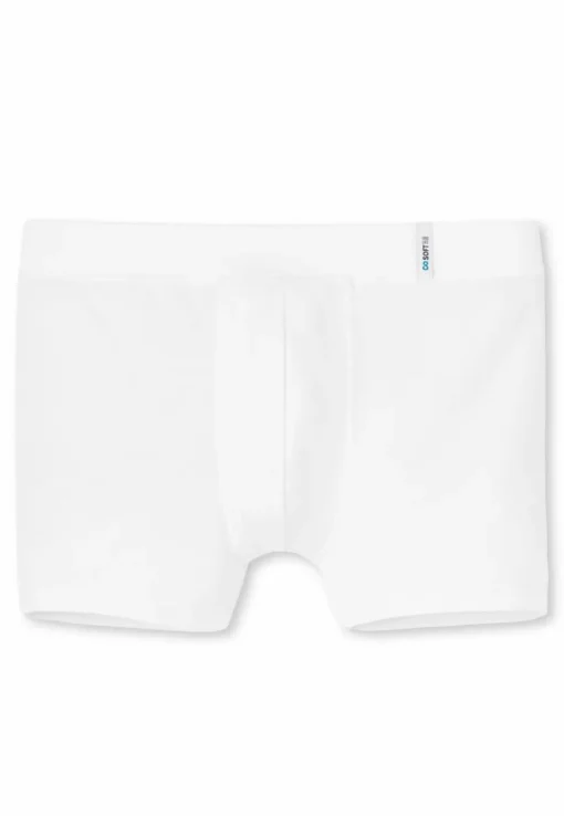 SCHIESSER Long Life Soft boxer (1-pack), heren short wit